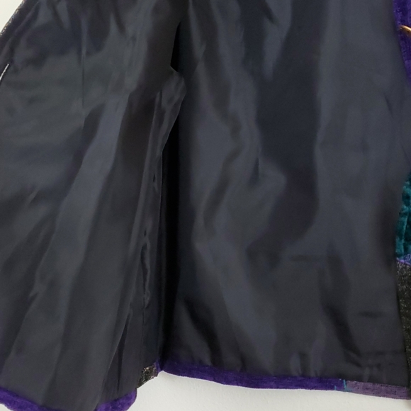 Julia Ku Tapestry Patchwork Embroidered Jacket XL - Picture 14 of 16